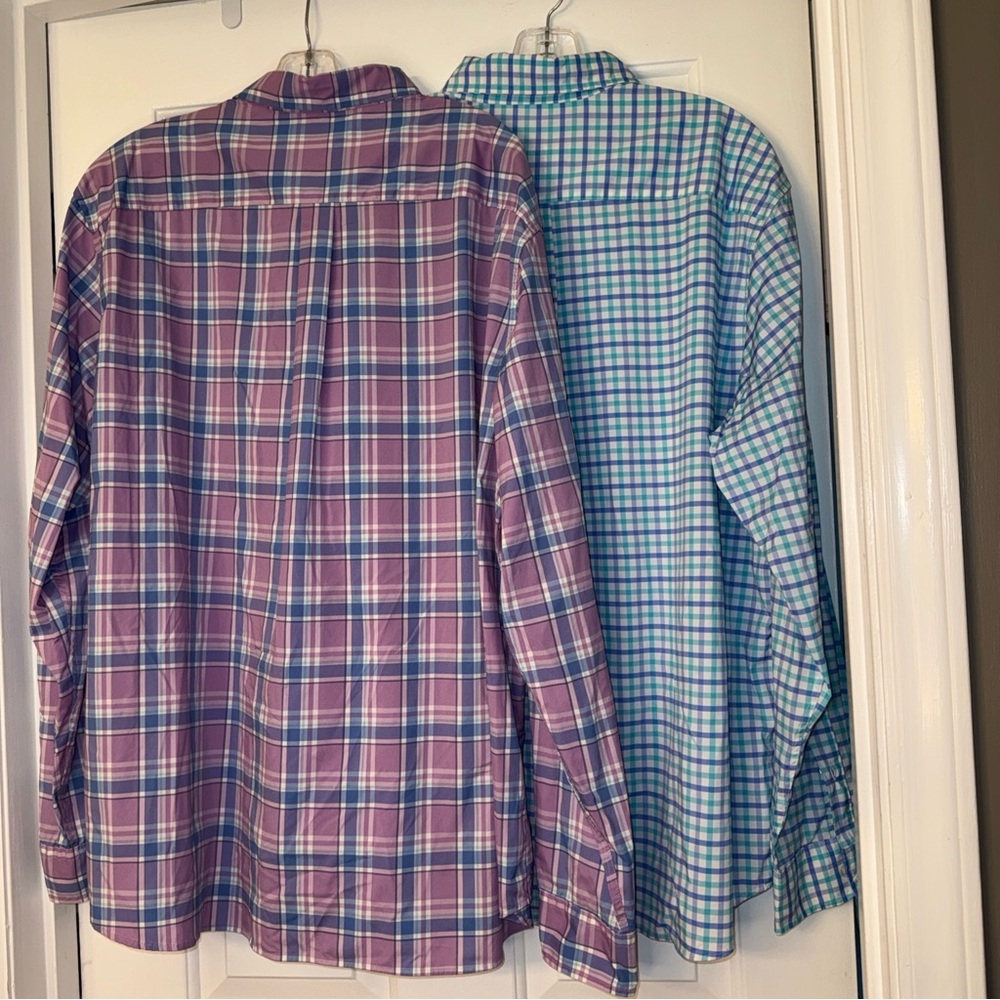 Vineyard Vines Performance Button Down Shirts Pla… - image 2